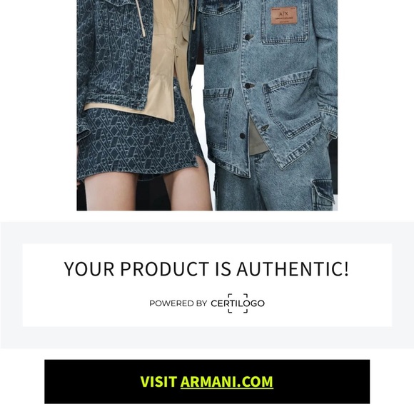 Authentic Unisex Armani Exchange Black and Gold Zip Up Sweater with Logo - Picture 15 of 16